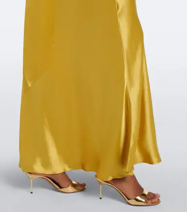Staud Estelle one-shoulder satin maxi dress | Thumbnail 2