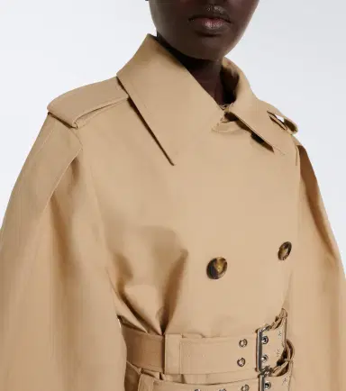 Ganni Cotton trench coat | Thumbnail 4 Ganni Cotton trench coat | Thumbnail 4