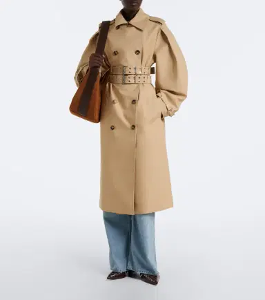 Ganni Cotton trench coat | Thumbnail 5 Ganni Cotton trench coat | Thumbnail 5