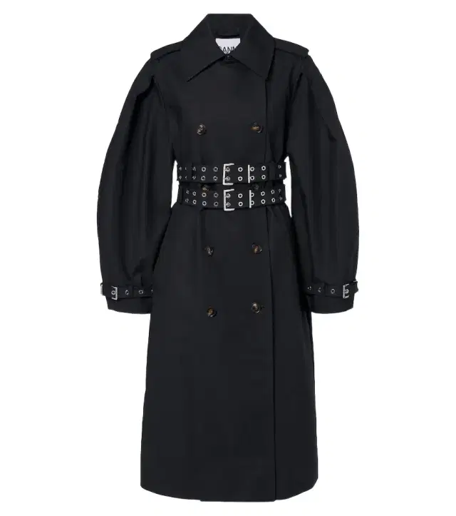 Ganni Cotton trench coat