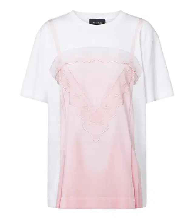 Simone Rocha Trompe l'ail cotton jersey T-shirt