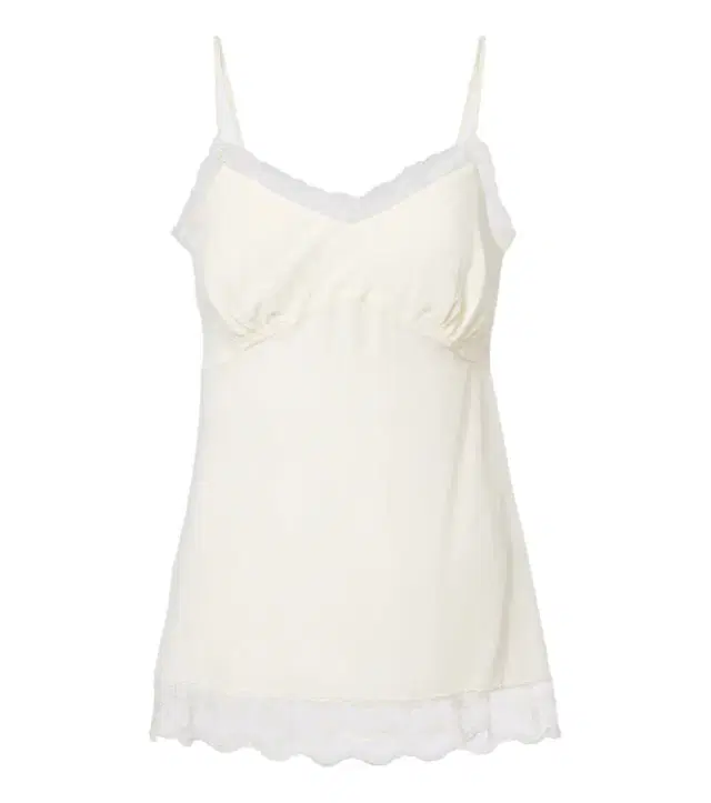 Simone Rocha Lace-trimmed crêpe de chine camisole