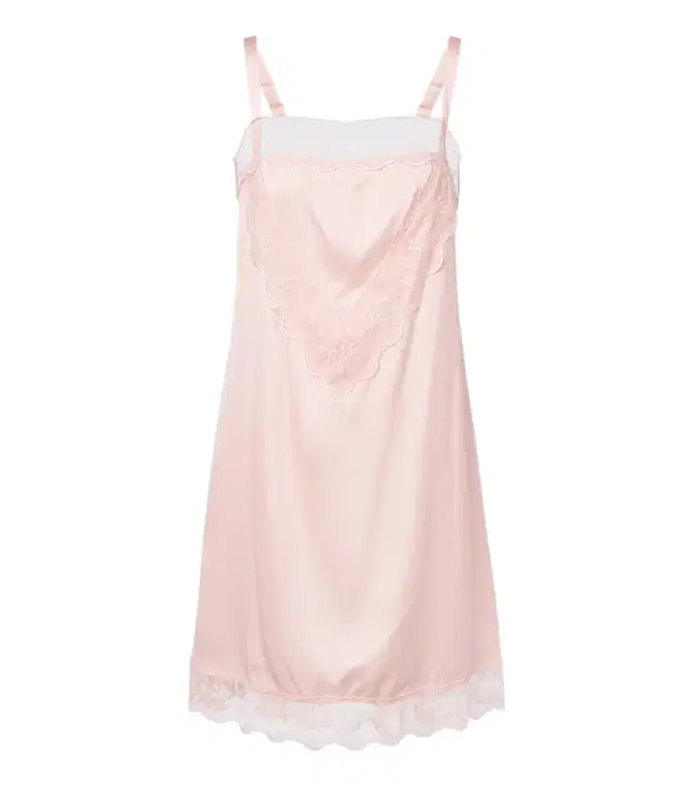 Simone Rocha Lace-trimmed satin slip dress