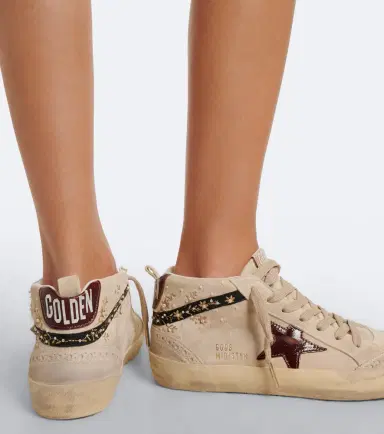 Golden Goose Mid Star embellished suede high-top sneakers | Thumbnail 6 Golden Goose Mid Star embellished suede high-top sneakers | Thumbnail 6