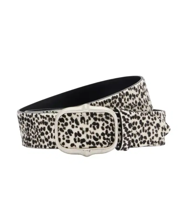 Isabel Marant Holis leopard-print calf hair belt