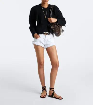 Isabel Marant Maia Medium snake-effect leather shoulder bag | Thumbnail 4