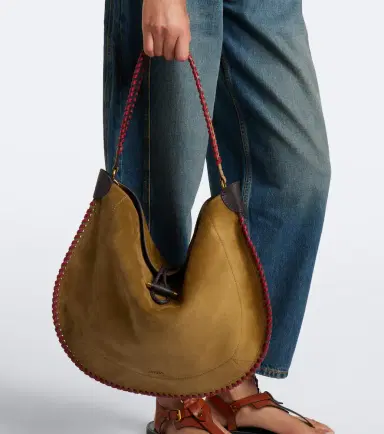 Isabel Marant Oskan Large suede shoulder bag | Thumbnail 4 Isabel Marant Oskan Large suede shoulder bag | Thumbnail 4