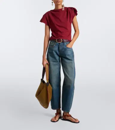 Isabel Marant Oskan Large suede shoulder bag | Thumbnail 5 Isabel Marant Oskan Large suede shoulder bag | Thumbnail 5