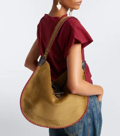 Isabel Marant Oskan Large suede shoulder bag | Thumbnail 6 Isabel Marant Oskan Large suede shoulder bag | Thumbnail 6