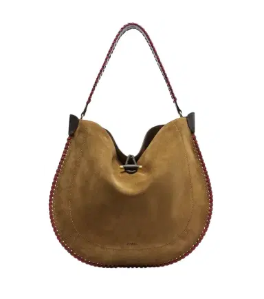 Isabel Marant Oskan Large suede shoulder bag | Thumbnail 1 Isabel Marant Oskan Large suede shoulder bag | Thumbnail 1