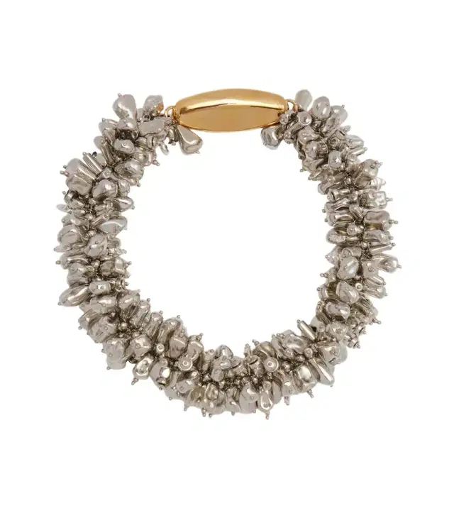 Dries Van Noten Embellished fringed necklace