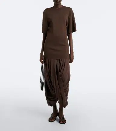 TOTEME Cocoon midi dress | Thumbnail 3 TOTEME Cocoon midi dress | Thumbnail 3