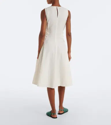 JW Anderson Cotton cloqué midi dress | Thumbnail 3