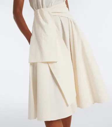 JW Anderson Cotton cloqué midi dress | Thumbnail 5