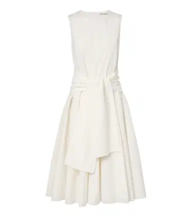 JW Anderson Cotton cloqué midi dress | Thumbnail 1