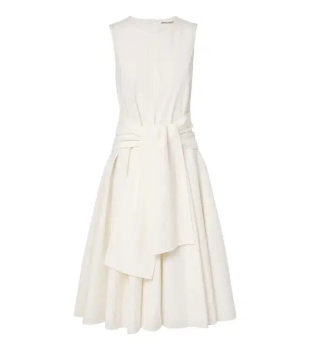JW Anderson Cotton cloqué midi dress
