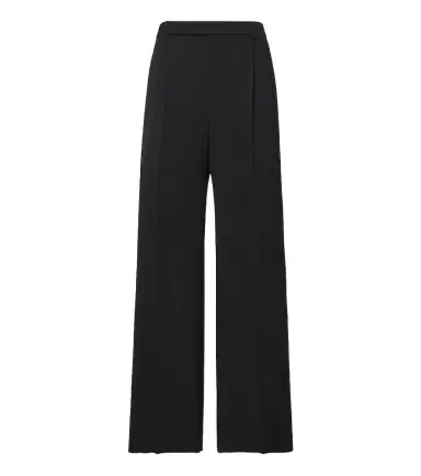 Saint Laurent Wool gabardine wide-leg pants | Thumbnail 1 Saint Laurent Wool gabardine wide-leg pants | Thumbnail 1