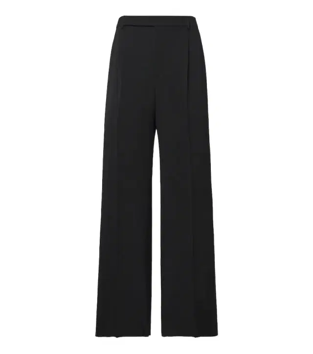 Saint Laurent Wool gabardine wide-leg pants