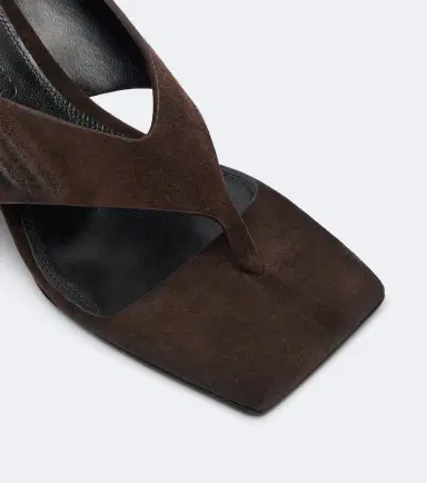 The Attico Cheope suede thong sandals | Thumbnail 3