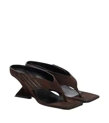 The Attico Cheope suede thong sandals | Thumbnail 1