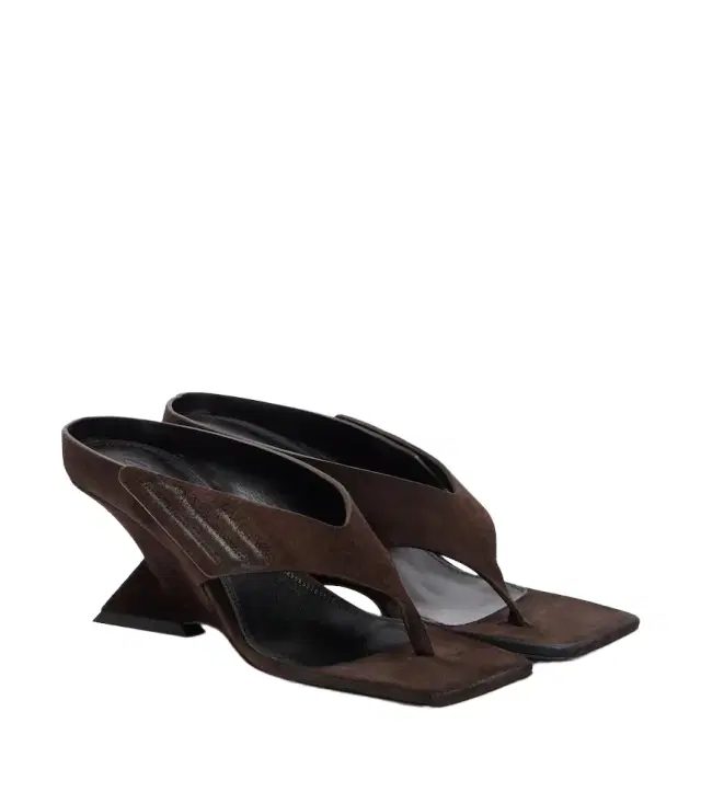 The Attico Cheope suede thong sandals