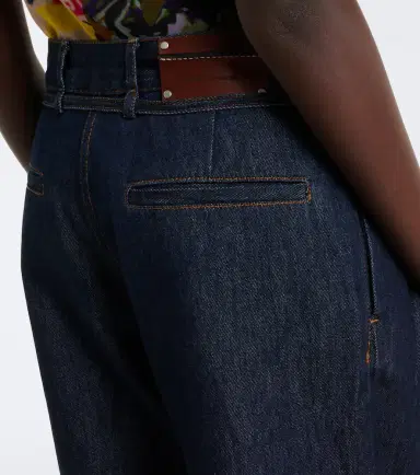 Dries Van Noten Belted denim shorts | Thumbnail 3 Dries Van Noten Belted denim shorts | Thumbnail 3