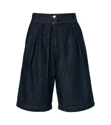 Dries Van Noten Belted denim shorts | Thumbnail 1 Dries Van Noten Belted denim shorts | Thumbnail 1