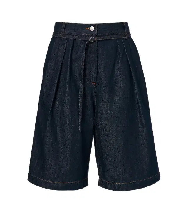Dries Van Noten Belted denim shorts