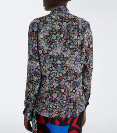 Dries Van Noten Embellished printed shirt | Thumbnail 2 Dries Van Noten Embellished printed shirt | Thumbnail 2
