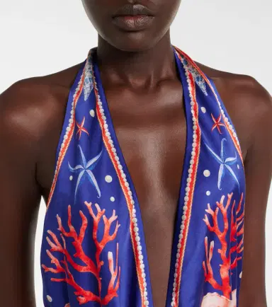 Retrofete Retrofête Ledda printed silk-blend romper | Thumbnail 5