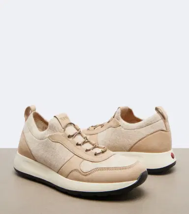 Tod's Leather-trimmed sneakers | Thumbnail 2 Tod's Leather-trimmed sneakers | Thumbnail 2