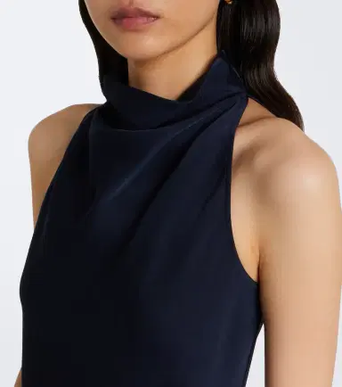 Veronica Beard Radford asymmetric halterneck top | Thumbnail 5 Veronica Beard Radford asymmetric halterneck top | Thumbnail 5