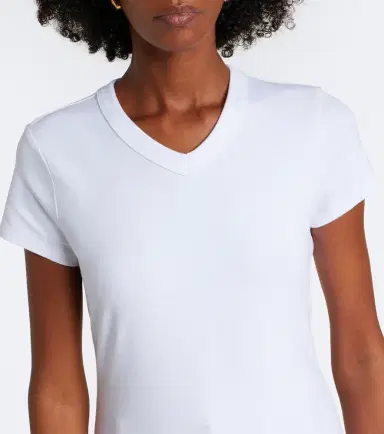 Veronica Beard Devin cotton-blend jersey T-shirt | Thumbnail 3 Veronica Beard Devin cotton-blend jersey T-shirt | Thumbnail 3