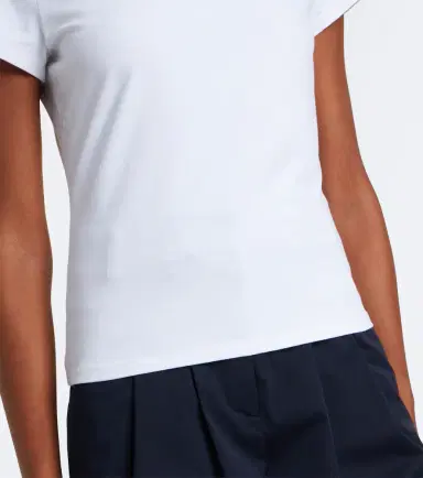 Veronica Beard Devin cotton-blend jersey T-shirt | Thumbnail 4 Veronica Beard Devin cotton-blend jersey T-shirt | Thumbnail 4