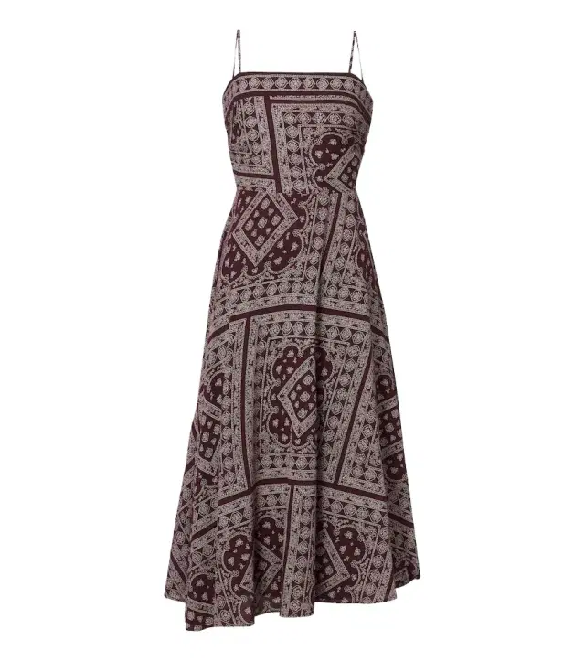 Veronica Beard Kitt printed cotton-blend midi dress