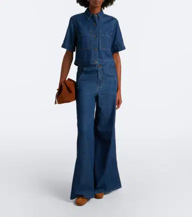 Veronica Beard Digby wide-leg jeans | Thumbnail 4