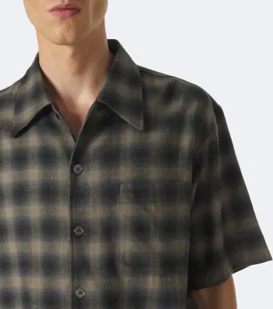 Our Legacy Every checked cotton and wool shirt | Thumbnail 4 Our Legacy Every checked cotton and wool shirt | Thumbnail 4
