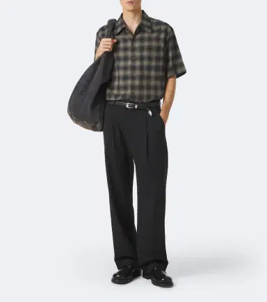 Our Legacy Every checked cotton and wool shirt | Thumbnail 5 Our Legacy Every checked cotton and wool shirt | Thumbnail 5