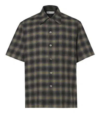 Our Legacy Every checked cotton and wool shirt | Thumbnail 1 Our Legacy Every checked cotton and wool shirt | Thumbnail 1