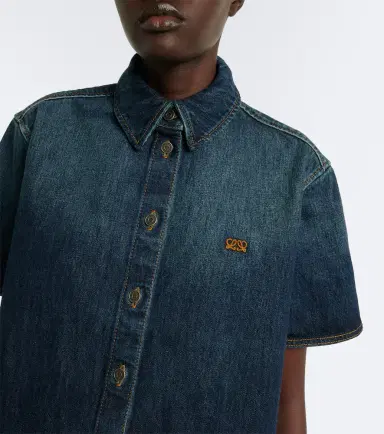 Loewe Double L denim shirt | Thumbnail 4 Loewe Double L denim shirt | Thumbnail 4