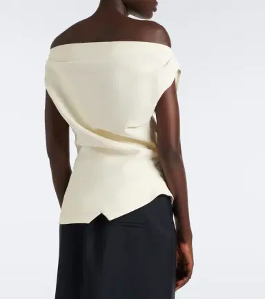 RÓHE Róhe Draped asymmetric top | Thumbnail 3 RÓHE Róhe Draped asymmetric top | Thumbnail 3