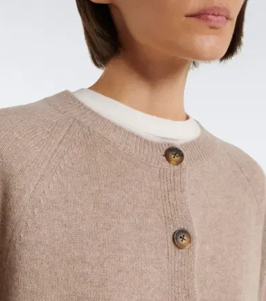 Loulou de Saison Heike cropped cashmere cardigan | Thumbnail 2