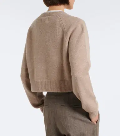 Loulou de Saison Heike cropped cashmere cardigan | Thumbnail 5