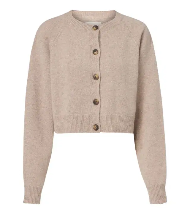 Loulou de Saison Heike cropped cashmere cardigan