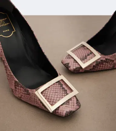 Roger Vivier Trompette snake-print leather pumps | Thumbnail 3 Roger Vivier Trompette snake-print leather pumps | Thumbnail 3