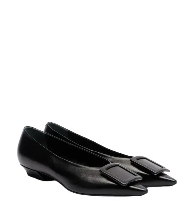 Roger Vivier Pointy leather ballet flats