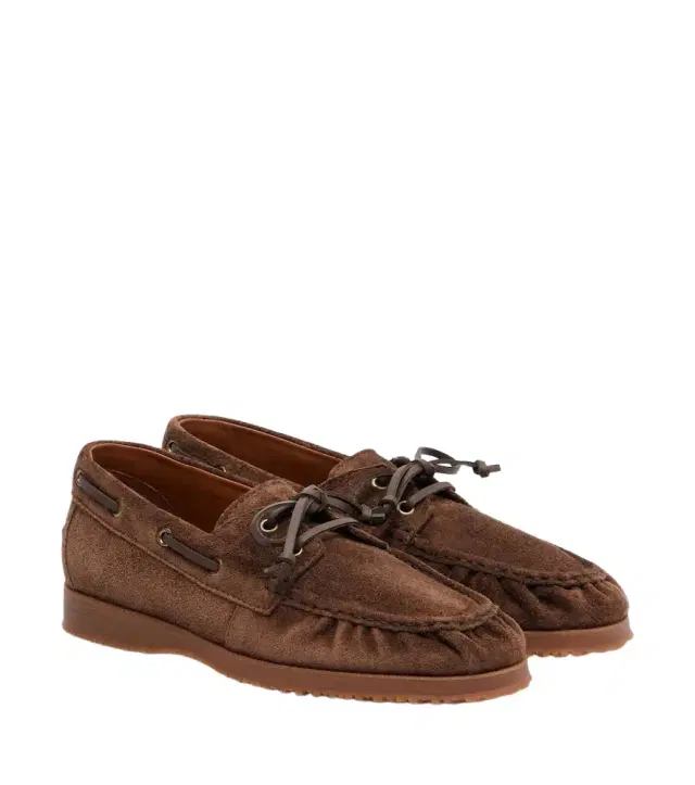 Hogan Suede boat shoes