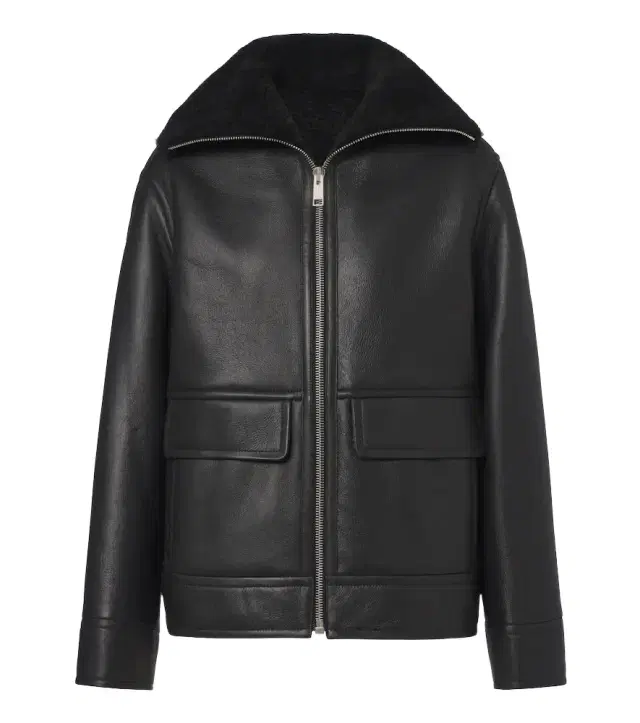 Yves Salomon Shearling-lined leather jacket