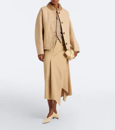 Yves Salomon Reversible shearling-trimmed leather jacket | Thumbnail 7 Yves Salomon Reversible shearling-trimmed leather jacket | Thumbnail 7