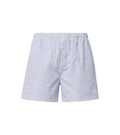 Saint Laurent Cassandre striped cotton poplin boxers | Thumbnail 1